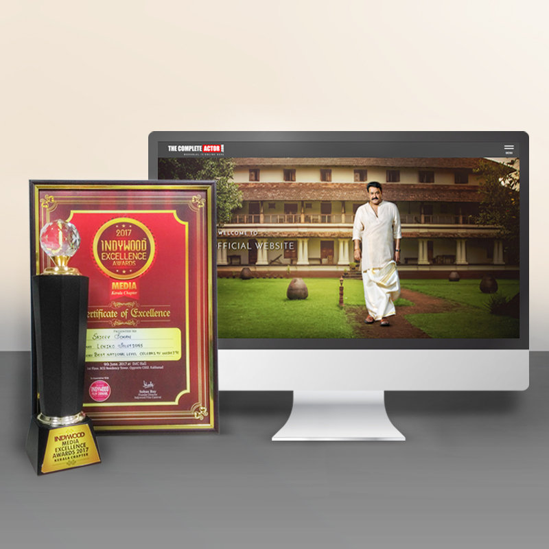 TCA Wins Best National Level Celebrity Website Award