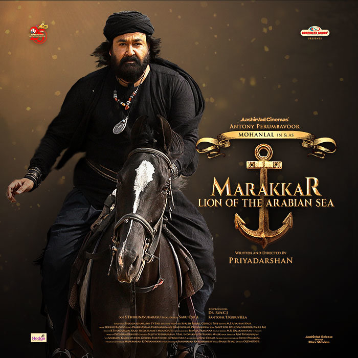 Marakkar Lion of  The Arabian Sea Releases Worldwide on 26th March, 2020